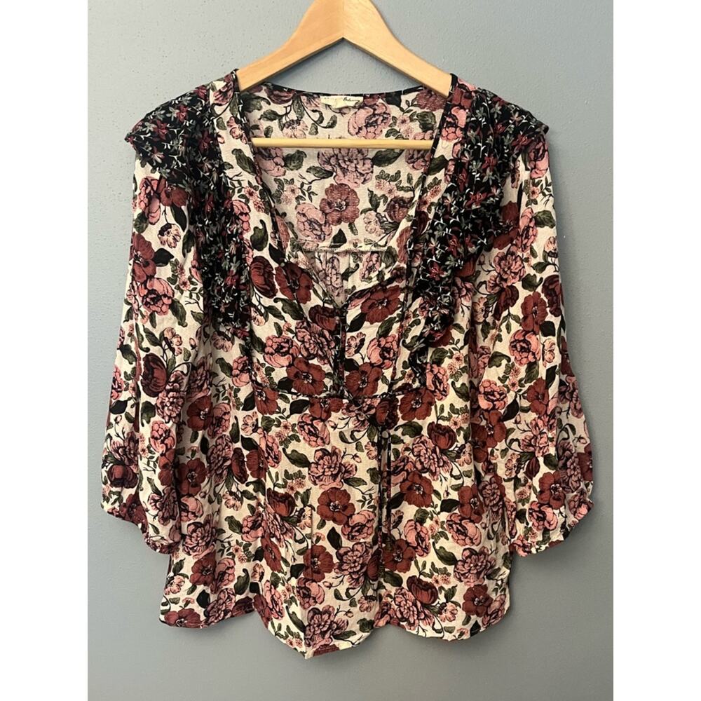 Jane and Delancey Floral Blouse